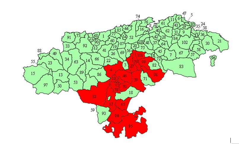 Mapa Aguayo – Cantabria